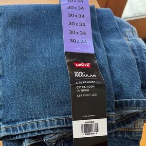 Levi's 505 Regular Fit Denim - Classic Blue